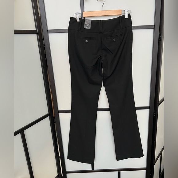 The Limited Black Collection 2016 Cassidy Fit Boot Cut Pants 0R XS Low Rise - Picture 3 of 11